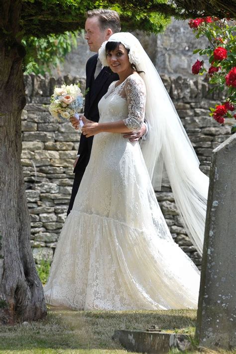 lily allen wedding dress dior|lily allen dior wedding.